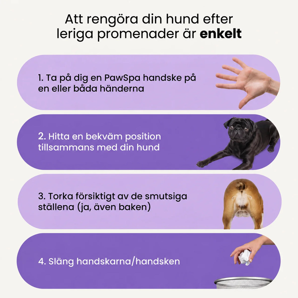 PawWipe – Badet din hund faktiskt gillar